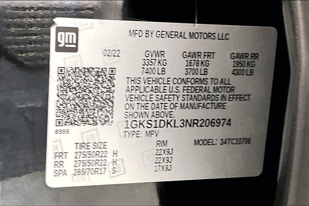 2022 GMC Yukon 2WD Denali