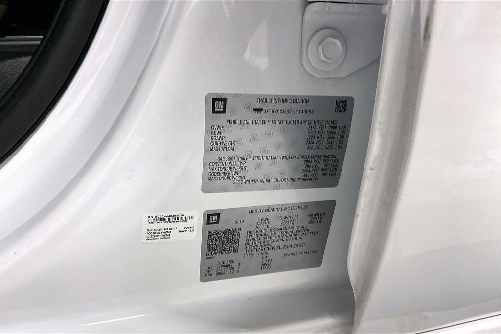 2020 GMC Sierra 1500 4WD Double Cab Standard Box Elevation