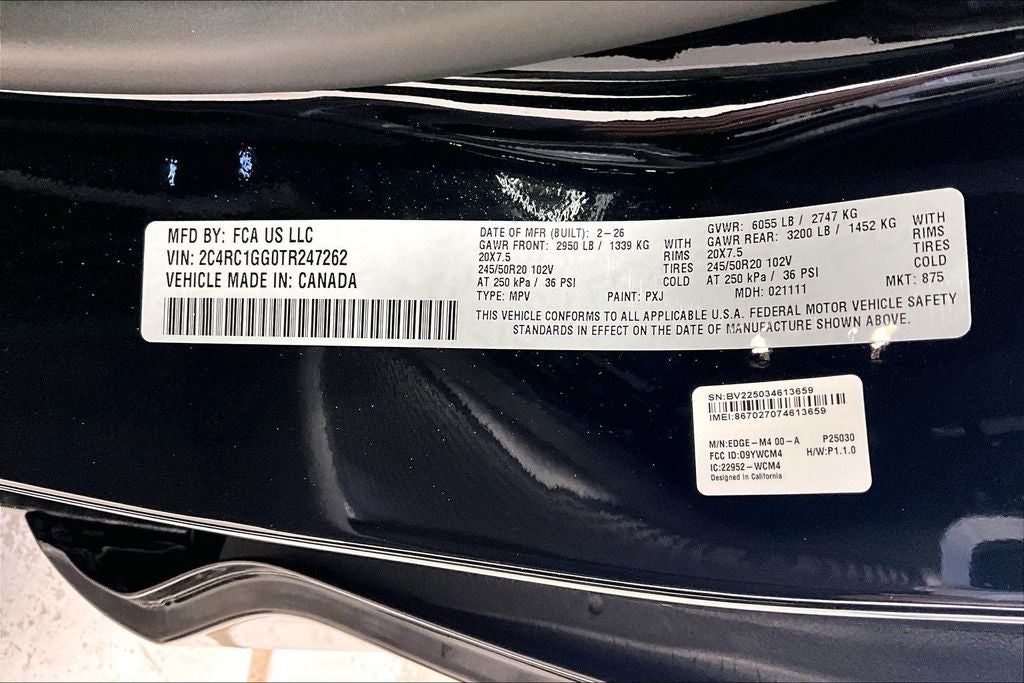 2026 Chrysler Pacifica PACIFICA LIMITED