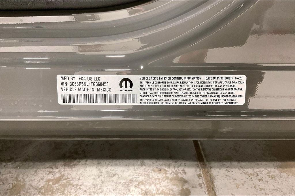 2026 RAM Ram 2500 RAM 2500 LARAMIE MEGA CAB 4X4 6'4' BOX