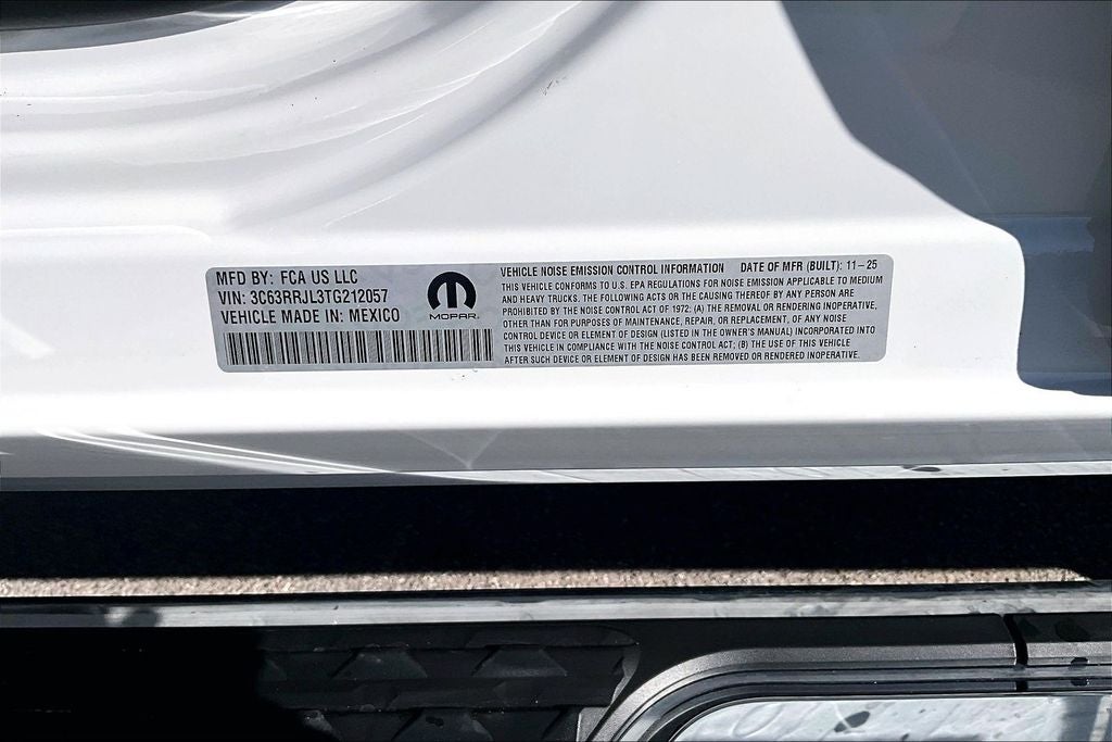 2026 RAM Ram 3500 RAM 3500 LARAMIE CREW CAB 4X4 8' BOX