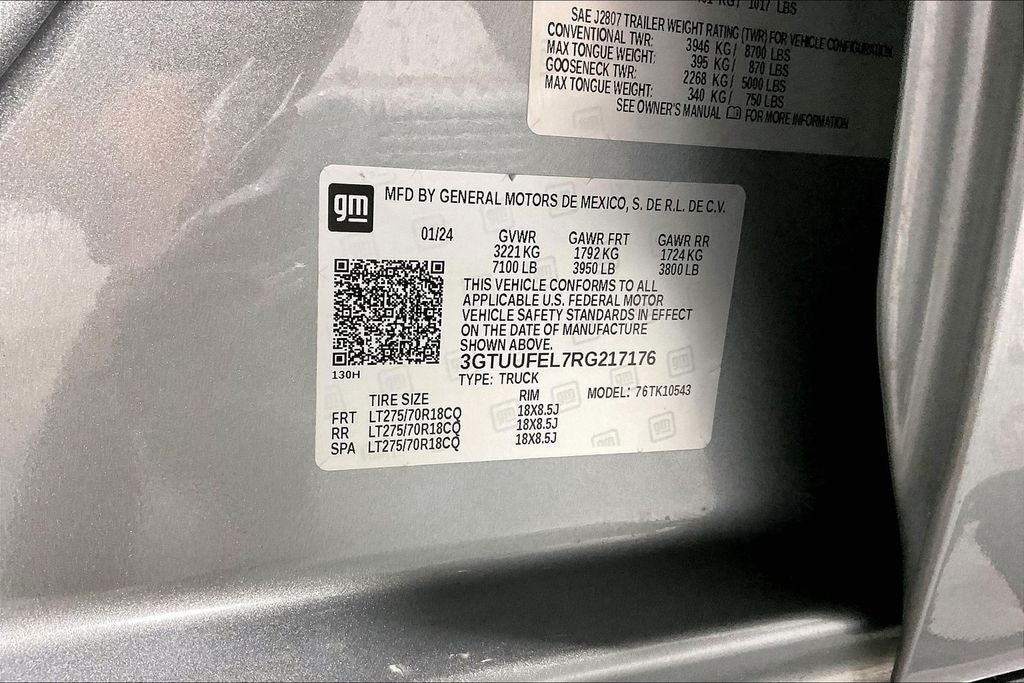 2024 GMC Sierra 1500 4WD Crew Cab Short Box AT4X