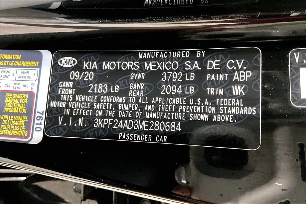 2021 Kia Forte LXS