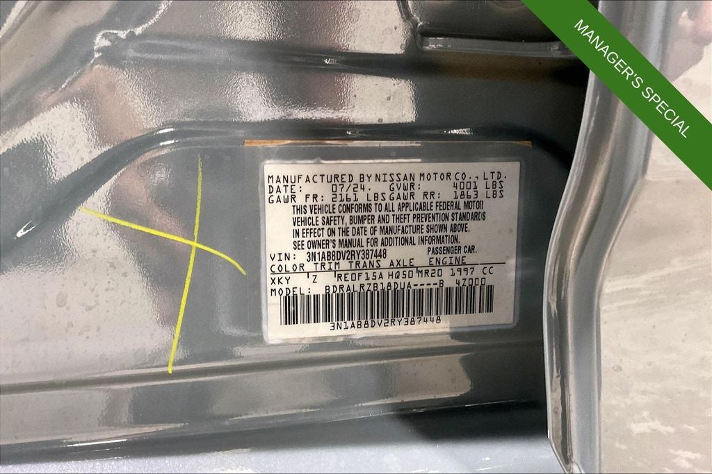 2024 Nissan Sentra SR Xtronic CVT