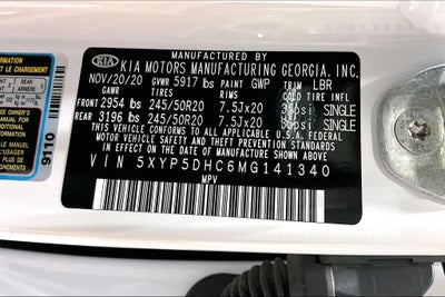 2021 Kia Telluride SX