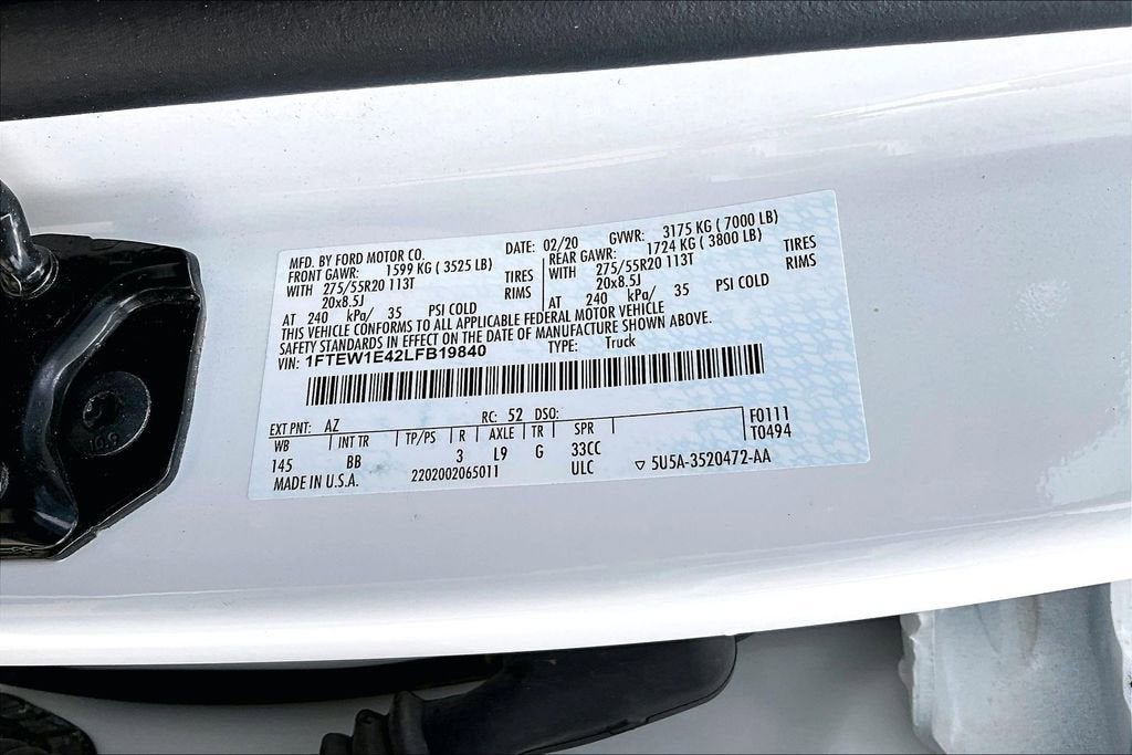 2020 Ford F-150 Platinum