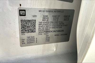 2022 Chevrolet Silverado 1500 LTD Custom