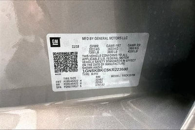 2019 Chevrolet Tahoe LT