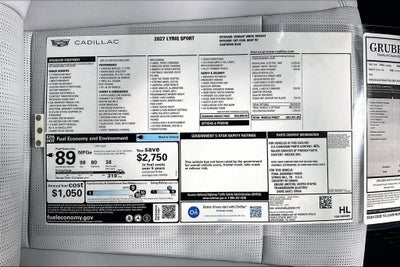 2027 Cadillac LYRIQ Sport