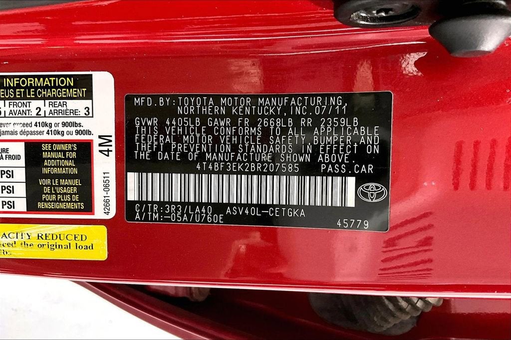 2011 Toyota Camry XLE