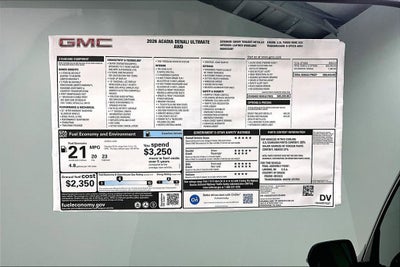 2026 GMC Acadia Denali Ultimate