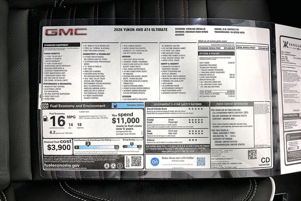 2026 GMC Yukon AT4 Ultimate