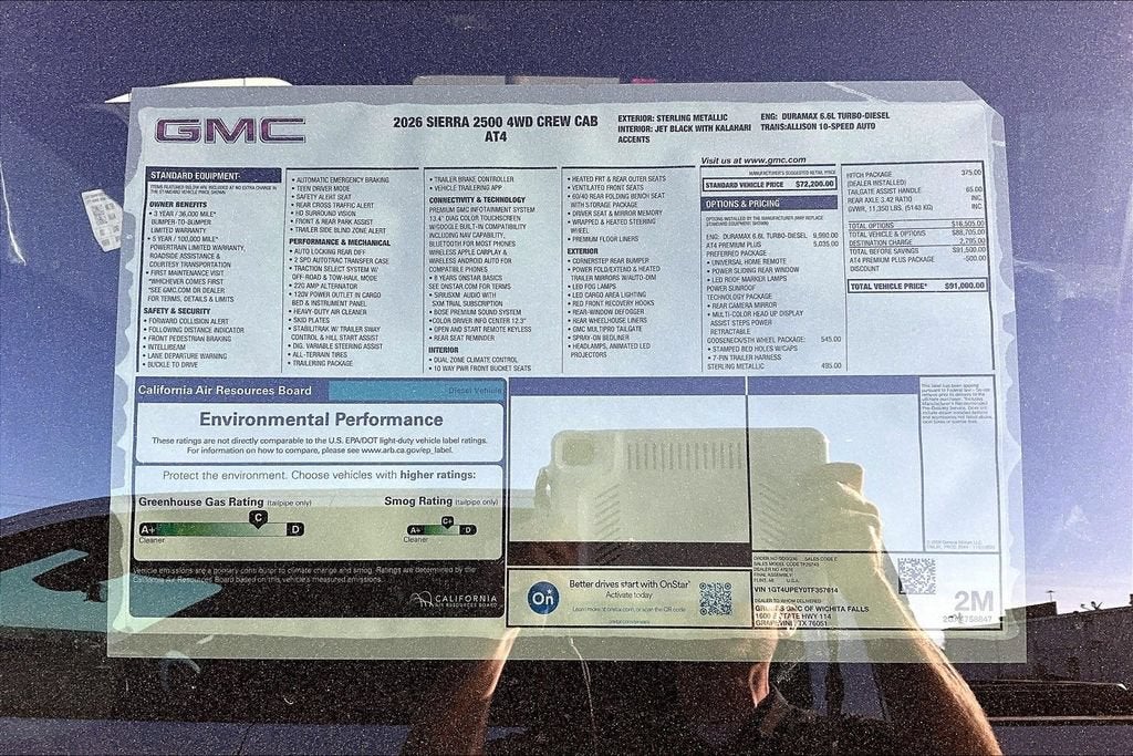 2026 GMC Sierra 2500 HD AT4