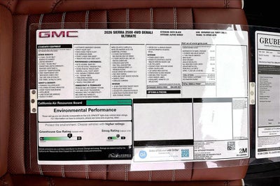 2026 GMC Sierra 2500 HD Denali Ultimate