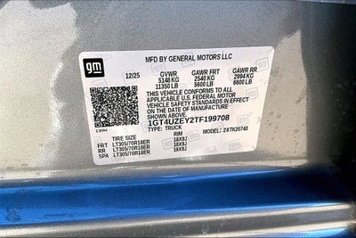 2026 GMC Sierra 2500 HD AT4X