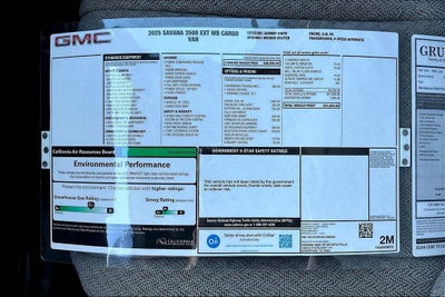 2025 GMC Savana Cargo Work Van