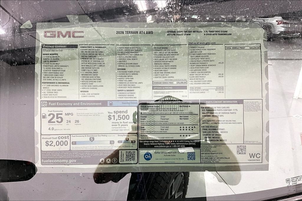 2026 GMC Terrain AT4