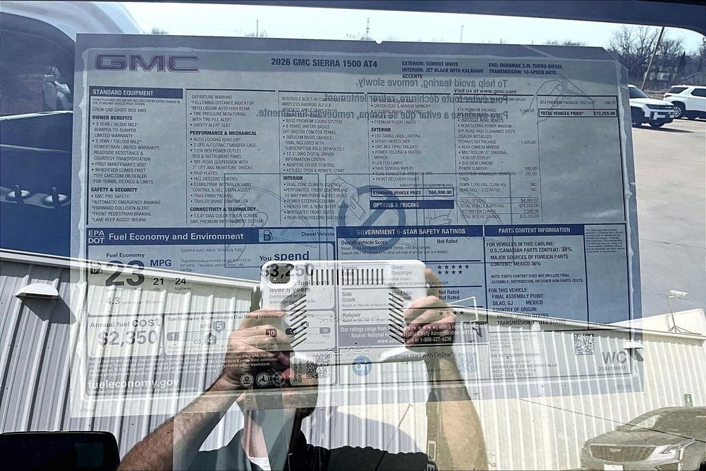 2026 GMC Sierra 1500 AT4