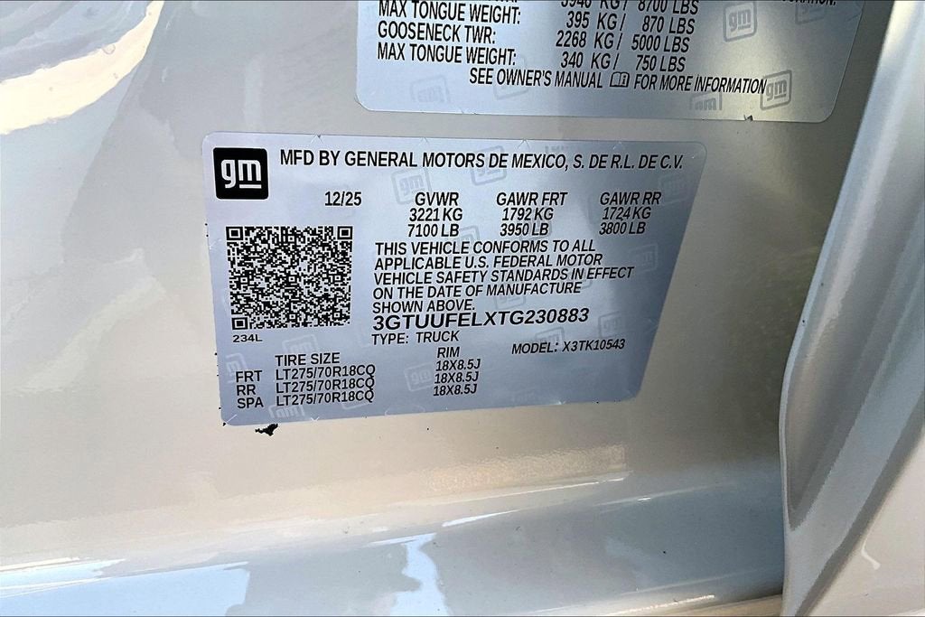 2026 GMC Sierra 1500 AT4X