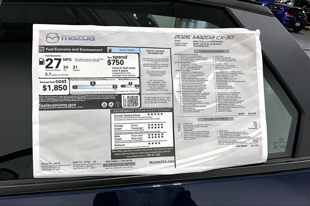 2026 Mazda Mazda CX-30 2.5 S Preferred