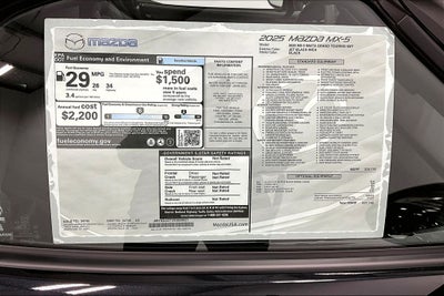 2025 Mazda Mazda MX-5 Miata Grand Touring