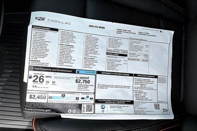 2025 Cadillac CT4 Sport