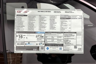 2026 GMC Yukon XL Denali