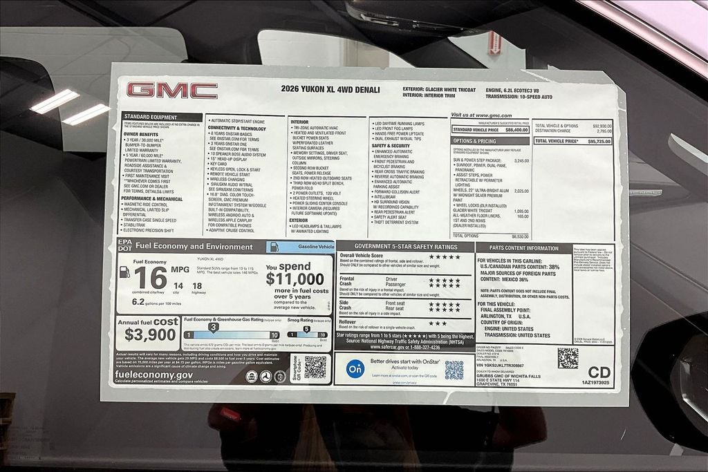 2026 GMC Yukon XL Denali