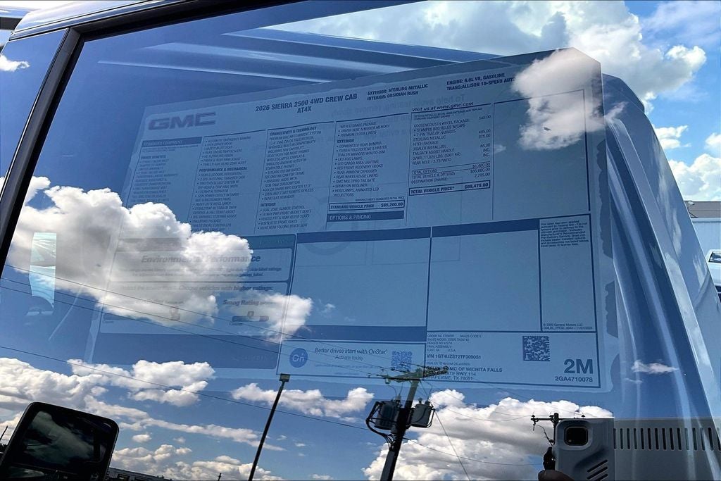 2026 GMC Sierra 2500HD AT4X