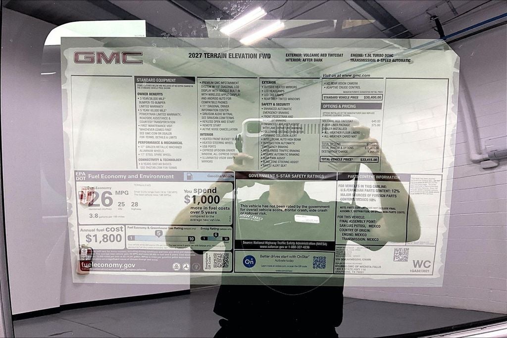 2027 GMC Terrain Elevation