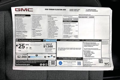 2026 GMC Terrain Elevation