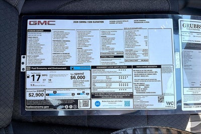 2026 GMC Sierra 1500 Elevation