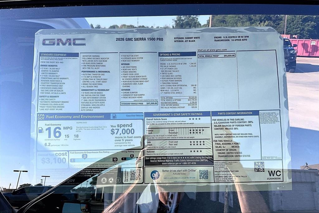 2026 GMC Sierra 1500 Pro