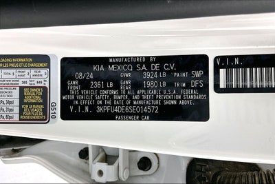 2025 Kia K4 EX
