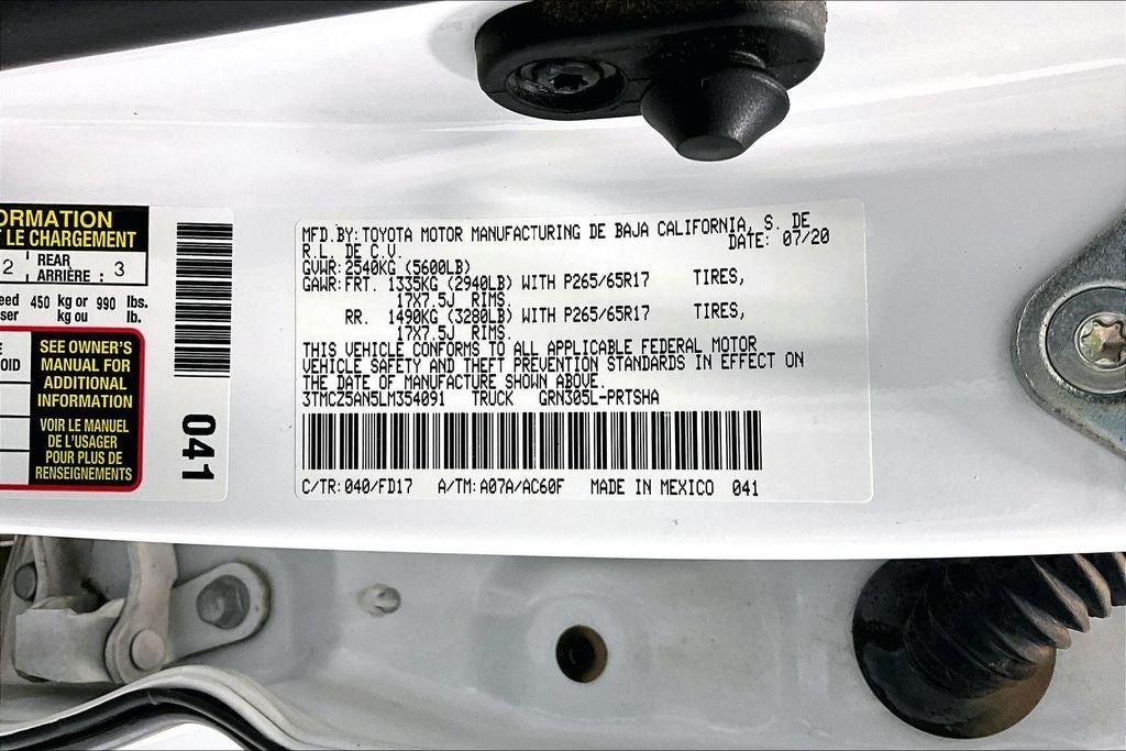 2020 Toyota Tacoma TRD Sport V6