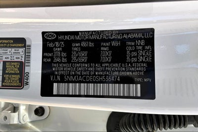 2025 Hyundai Tucson SE