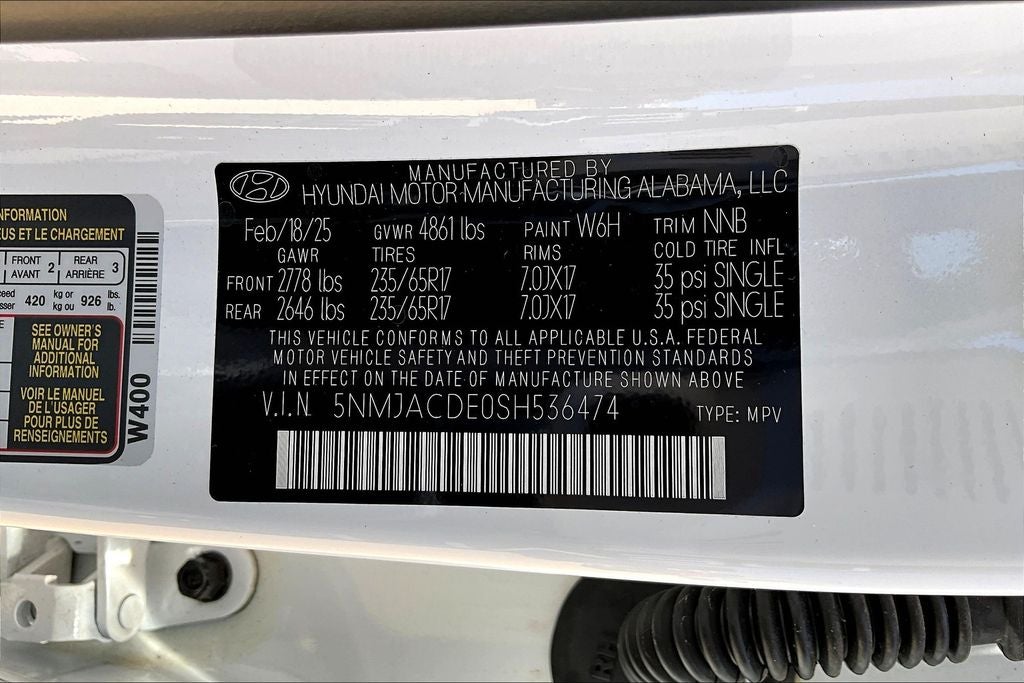 2025 Hyundai Tucson SE