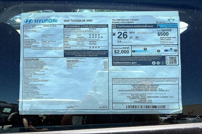2025 Hyundai Tucson SE