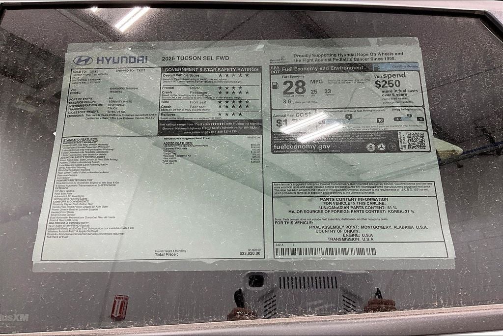 2026 Hyundai Tucson SEL