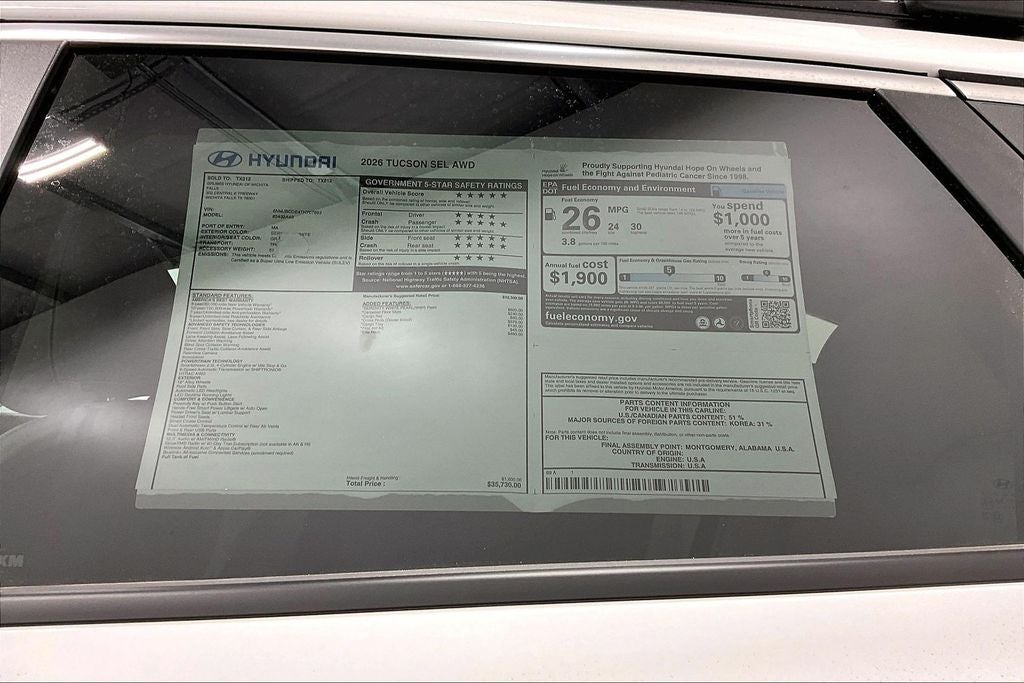 2026 Hyundai Tucson SEL