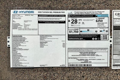 2026 Hyundai Tucson SEL Premium