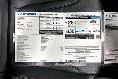 2026 Hyundai Tucson Limited