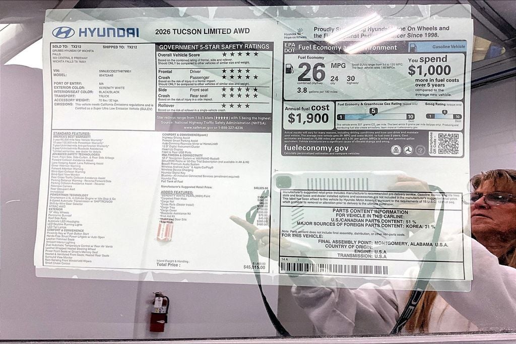 2026 Hyundai Tucson Limited