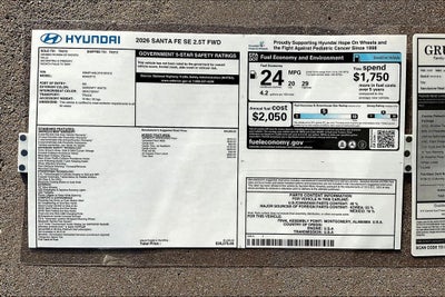 2026 Hyundai Santa Fe SE