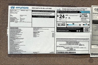 2026 Hyundai Santa Fe SEL