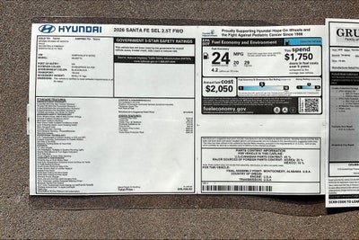 2026 Hyundai Santa Fe SEL