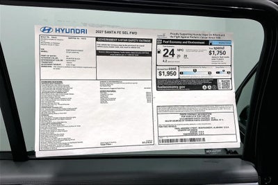 2027 Hyundai Santa Fe SEL