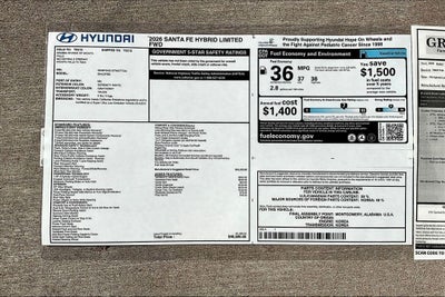 2026 Hyundai Santa Fe Hybrid Limited