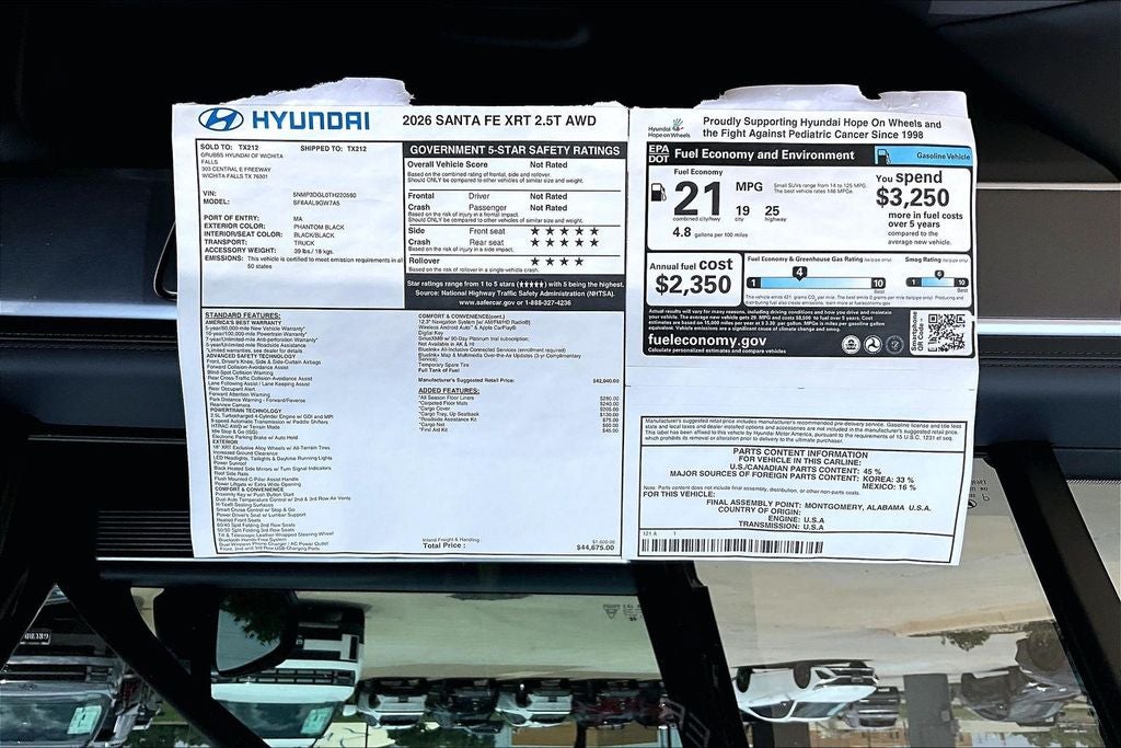 2026 Hyundai Santa Fe XRT
