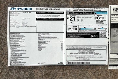 2026 Hyundai Santa Fe XRT